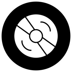 Compact Disc Vector Icon Design Illustration