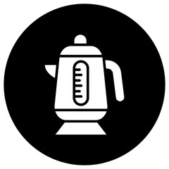 Electric Kettle Vector Icon Design Illustration