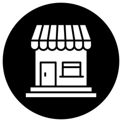 Coffee Shop Vector Icon Design Illustration