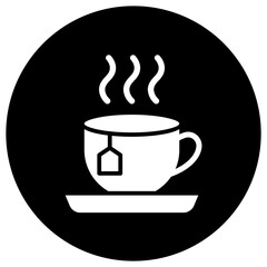 Tea Cup Vector Icon Design Illustration