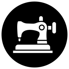 Sewing Machine Vector Icon Design Illustration