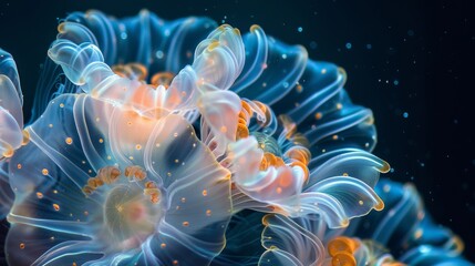 Underwater photography capturing mythical sea life, brought back by nanotechnology - obrazy, fototapety, plakaty