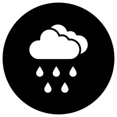 Rain Vector Icon Design Illustration