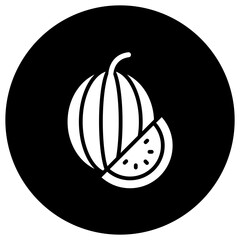 Watermelon Vector Icon Design Illustration