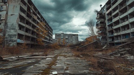 Abandoned City Where No People Lives