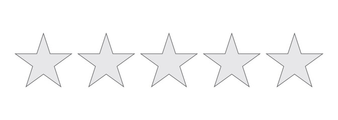 Star icon collection. Star vector icons set with shadow. White stars different shapes isolated on transparent background. Stars in modern flat style. Vector design element.