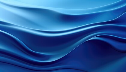 Fototapeta premium Blue grunge background with concrete wall and floor