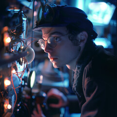 portrait of a man in engineer
