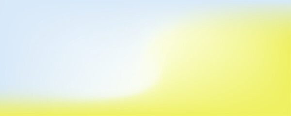 Abstract Pastel Blue and Yellow gradient Background. Swirling Blue and yellow colors. Spring template background. Vector Illustration. 