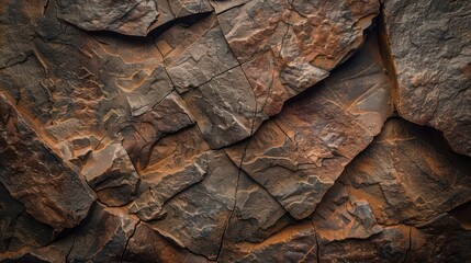 dark rock texture background. dark brown rough mountain surface

 - obrazy, fototapety, plakaty