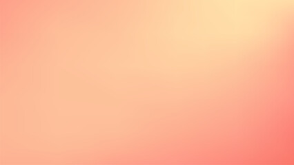 Abstract peach fuzz color vector banner. Blurred light fresh orange delicate gradient background. Pastel pink Liquid stains with free space banner. Vector gentle gradient backdrop