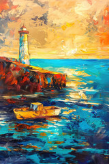 Guiding Light: A Lighthouses Serenade - 745653770