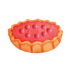 Tasty cherry pie