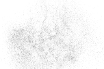 Black texture on white. Worn effect backdrop. Old paper overlay. Grunge background. Abstract pattern. Vector illustration, eps 10	
