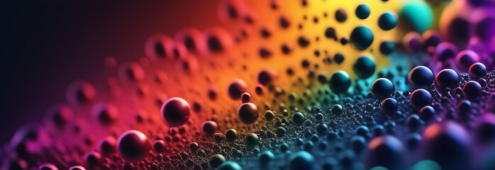  Abstract creative texture background, Bubbles on the coloured background, modern futuristic scientific fantasy