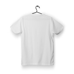 Realistic T-Shirt mockup template, PNG transparency with shadow