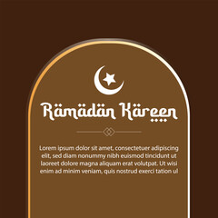 Ramadan Kareem Social  Media Ad Design
