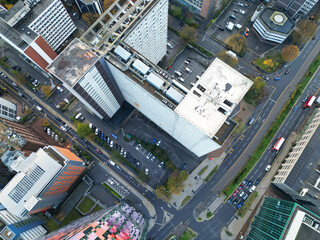 Fototapeta premium Aerial View of West Croydon London City of England Great Britain. November 20th, 2023