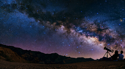  photo of a stargazing party under the Milky Way