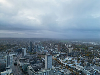 Fototapeta premium Aerial View of West Croydon London City of England Great Britain. November 20th, 2023