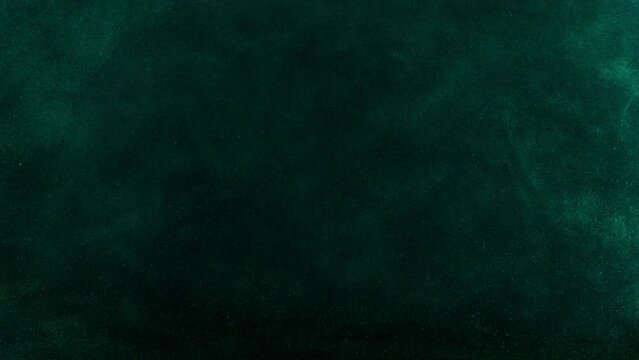  Dark Green Fluid Swirling Around With Small Particles. Abstract Background. Slow Motion