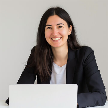 LinkedIn profile picture, 27 years old, white female, very straight