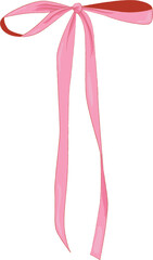 Coquette y2k aesthetic. Pink girly vintage bow.