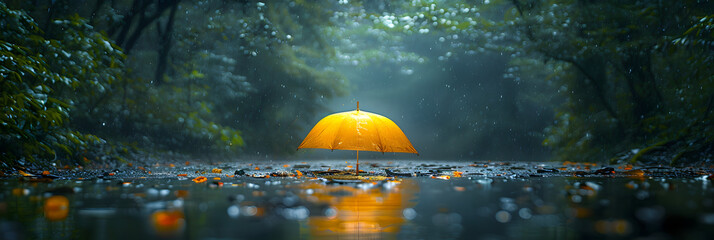 Reflection of fireflies light on swamp surface created with ,
Rain on tent in forest tranquil night for peaceful camping and relaxing meditation in tropic

 - obrazy, fototapety, plakaty