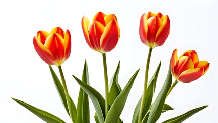 Naklejka premium wild tulips