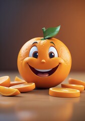 Happy orange