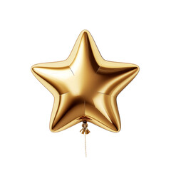 christmas star on isolated transparent background