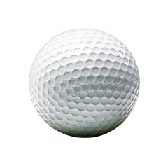 golf ball isolated on transparent background
