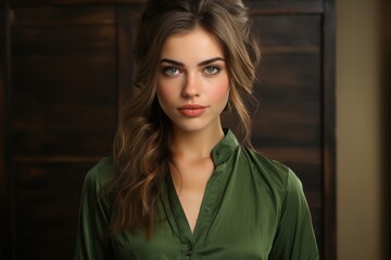 Fototapeta premium 美女ポートレート,Generative AI AI画像