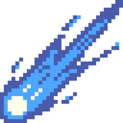 Comet Falling Pixel Art