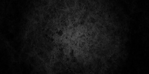 Obraz premium Dark black stone wall grunge backdrop texture background. monochrome slate grunge concrete wall black backdrop vintage marbled textured border background. 