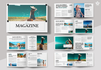 Magazine Layout Landsacpe