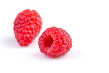 raspberry isolated on white background