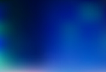 Fototapeta premium Light BLUE vector blurred shine abstract pattern.