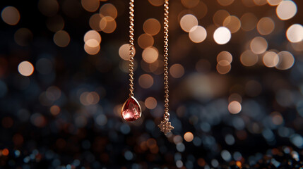 Hanging Necklaces From Chain