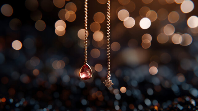 Hanging Necklaces From Chain