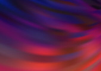 Dark Blue, Red vector blurred background.