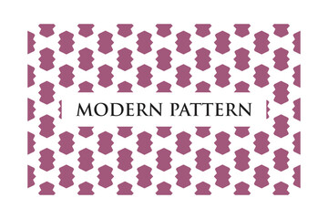 Modern Retro Geometric Seamless Pattern Vector on White Background