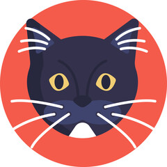 Unleash the power of this meticulously designed cat icon. Its versatile vector format ensures seamless integration into a variety of creative projects, from logos to merchandise.