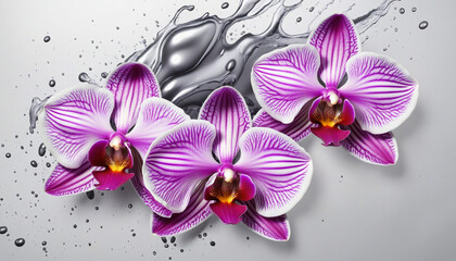 combining orchid and iron grey in an abstract futuristic texture isolated on a transparent background