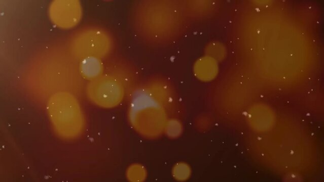 falling gold bubble background loop