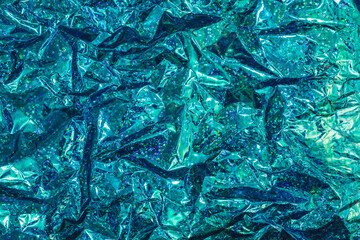 Holographic iridescent wrapping paper radiant background
