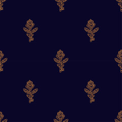 Seamless pattern Magic golden key with wingsHand draw boho fantasy art for textile or t-shirt