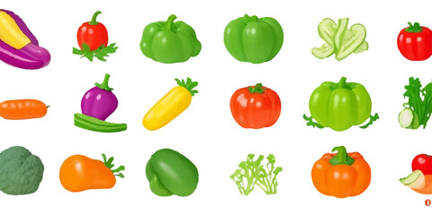 Set of Vegetables and Desserts Isometric Icons .Isolated Big set of color  icons on the theme of healthy  food. Flat design.  colored tomato sketch icon Vector
