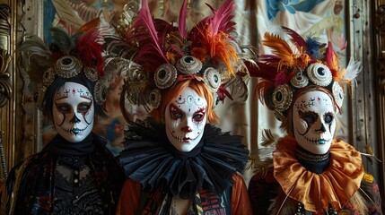 Costume party. Everyone dresses up in some special, funny or just plain boring clothes. They can also dress up as a celebrity. Generative AI