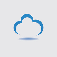 Cloud template vector